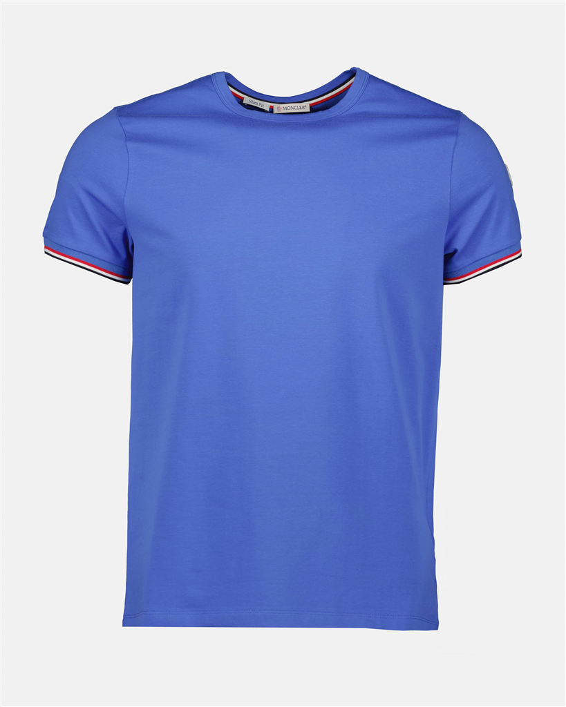 T-shirt T-shirt à logo Moncler Blu Homme