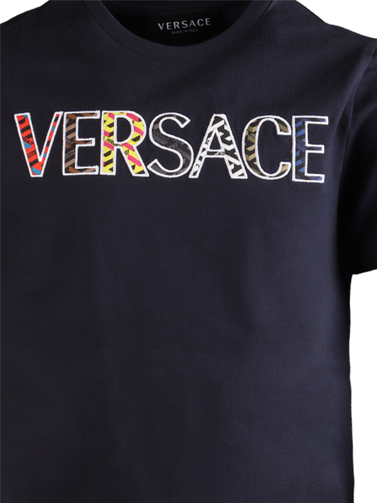 Vestuário T-shirt com Logotipo Versace Azul escuro Crianças