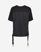 T-shirts T-shirt à logo et ruban Moncler Noir Femme