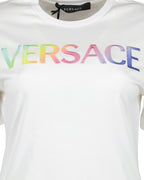 티셔츠 T-shirt à logo Versace 하얀색 Femme