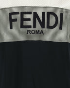 T-shirt T-shirt à logo Fendi Grigio Homme