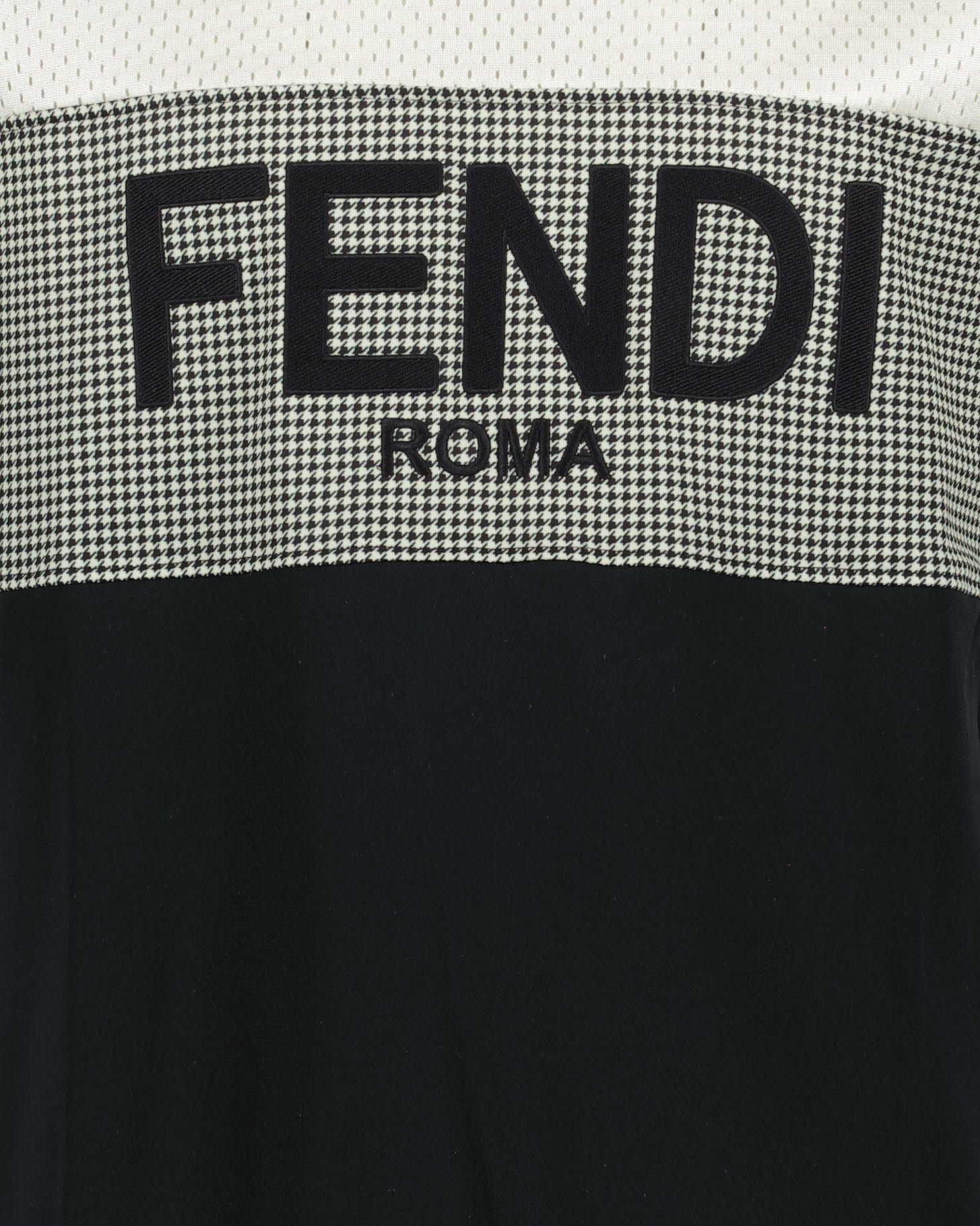 T-shirt T-shirt à logo Fendi Grigio Homme