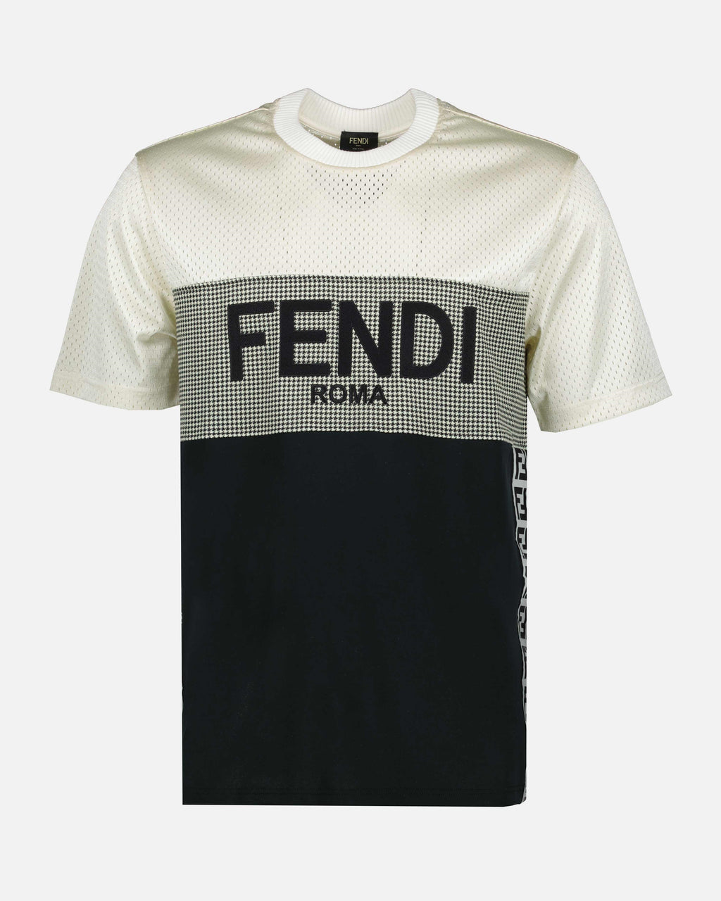 T-shirt T-shirt à logo Fendi Grigio Homme