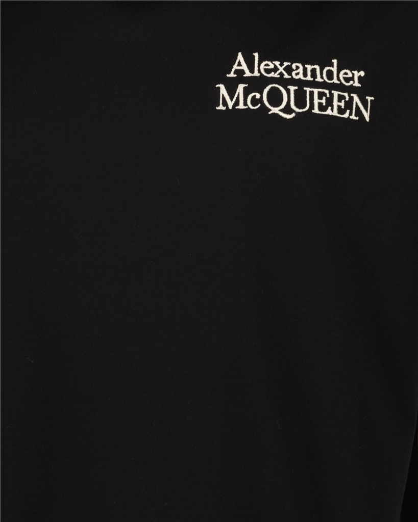 티셔츠 T-shirt à logo Alexander McQueen 검은색 Homme