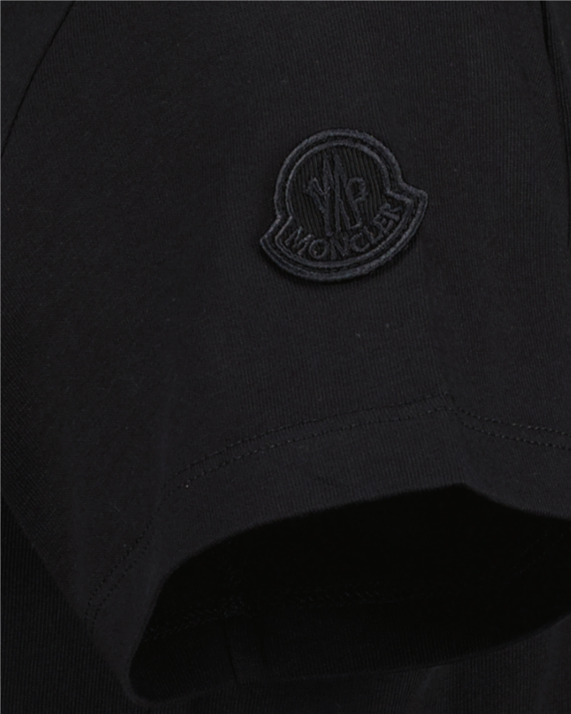 T-shirts T-shirt com Logo Moncler Preto Mulheres