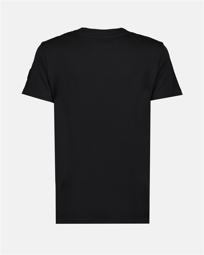 T-shirts T-shirt com Logo Moncler Preto Mulheres