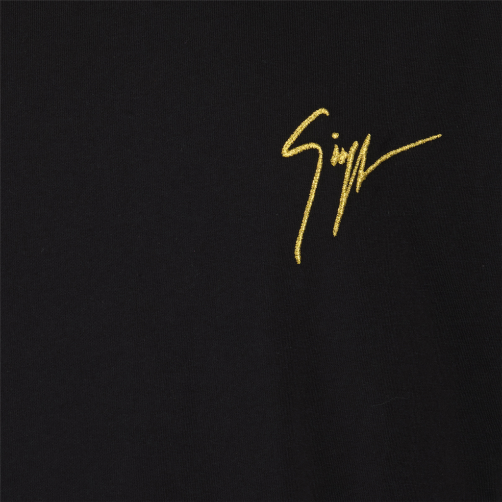 T-Shirts T-shirt à logo Giuseppe Zanotti Schwarz Homme