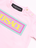 Prendas T-shirt à logo Versace Rosa Niños