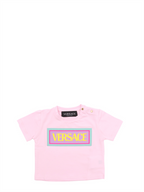 Prendas T-shirt à logo Versace Rosa Niños