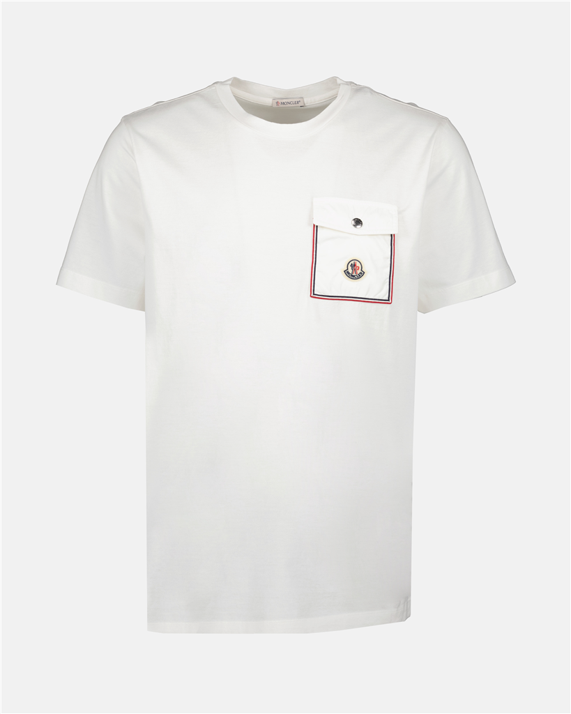 T-shirts T-shirt à poche Moncler Blanc Homme