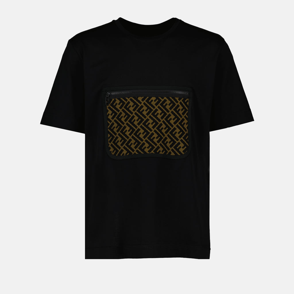 T-shirt T-shirt à poche Fendi Nero Homme