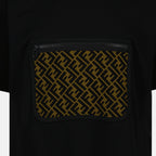 T-shirt T-shirt à poche Fendi Nero Homme