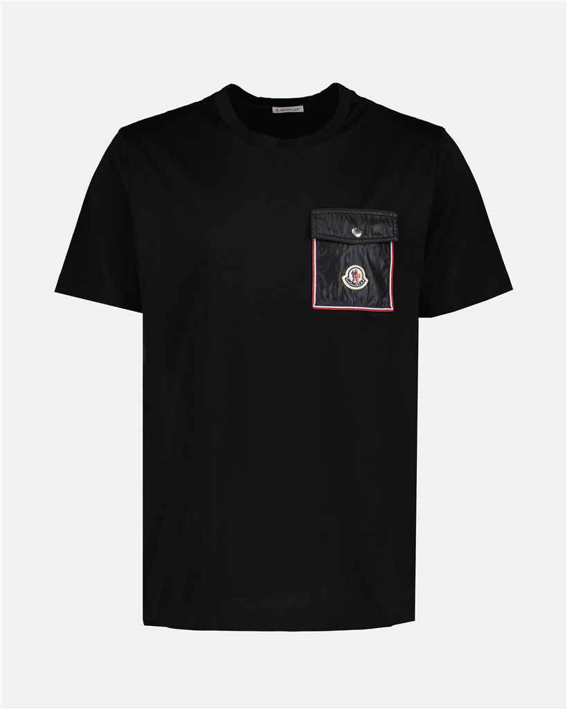티셔츠 T-shirt à poche Moncler 검은색 Homme