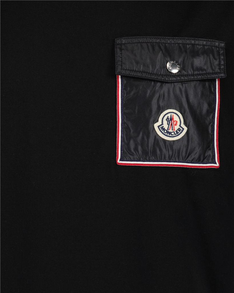 티셔츠 T-shirt à poche Moncler 검은색 Homme