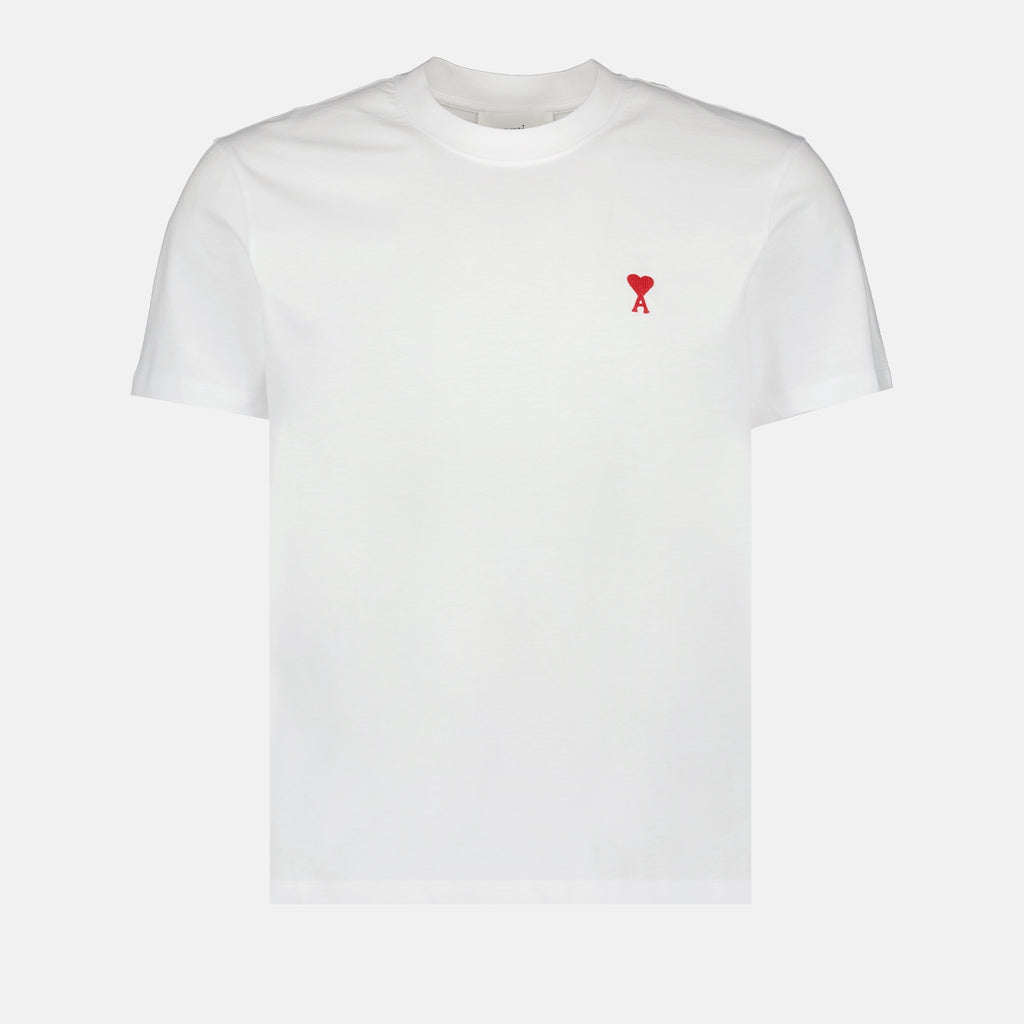 T-shirt myCompañero: La Nuova Ondata della Moda di Lusso Ami PARIS Bianco Unisex