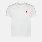T-shirt myCompañero: La Nuova Ondata della Moda di Lusso Ami PARIS Bianco Unisex