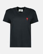 T-shirts T-shirt Ami de cœur Ami PARIS Noir Unisexe