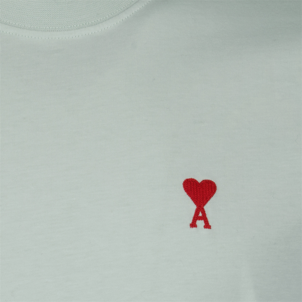 Camisetas T-shirt Ami de Coeur Ami PARIS Verde Unisexo