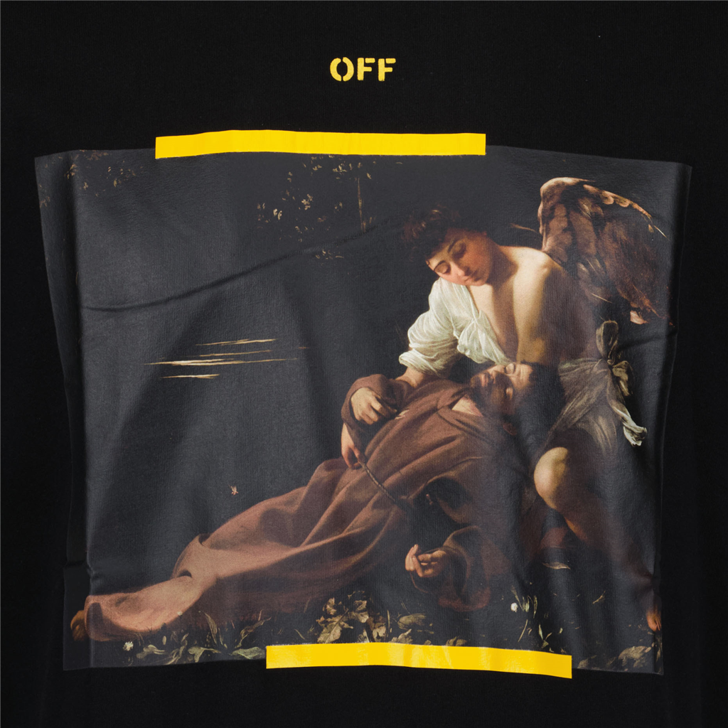 T-shirts T-shirt Arrow Caravaggio Off-White Noir Homme