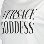 T-shirts T-shirt asymétrique Versace Blanc Femme
