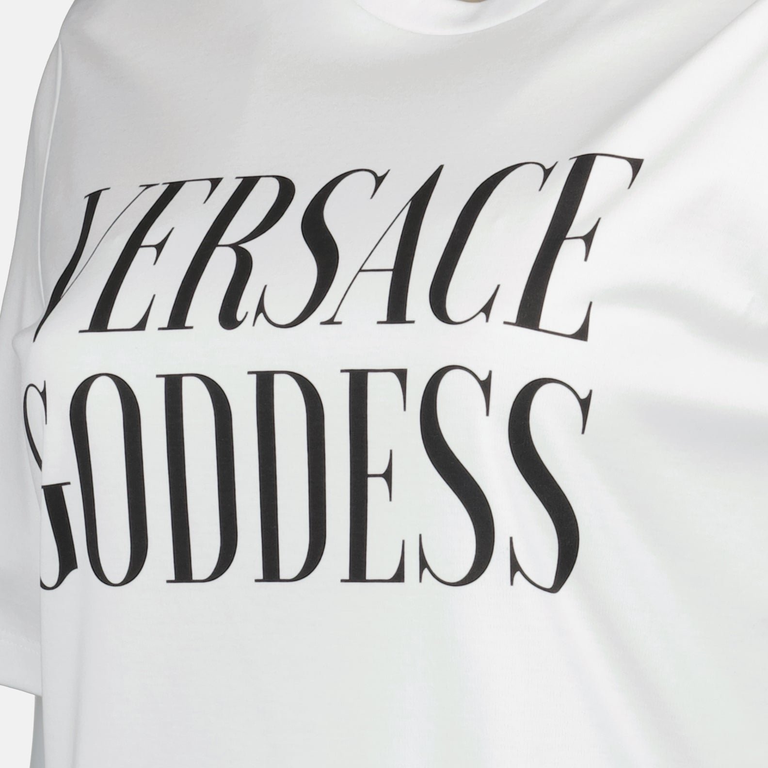 T-shirts T-shirt asymétrique Versace Blanc Femme