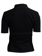 T-shirt T-shirt Athletic Flock Noir Off-White Nero Femme