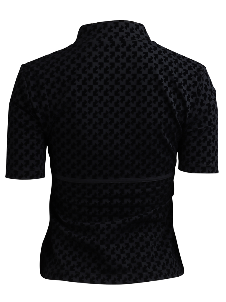 T-shirt T-shirt Athletic Flock Noir Off-White Nero Femme