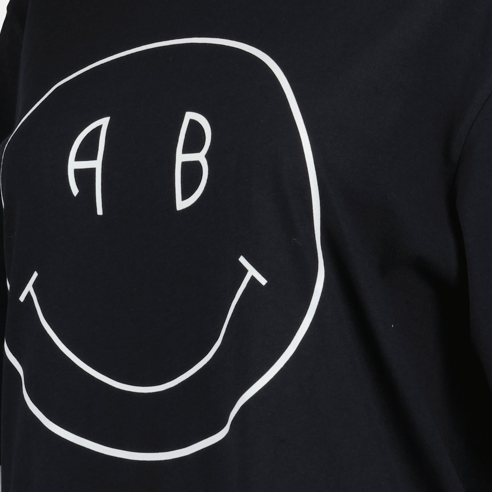 Tシャツ Avi Tee スマイリー T シャツ ブラック Anine Bing 黒 女性