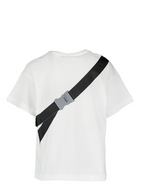 Abbigliamento T-shirt à imprimé sac banane Fendi Bianco Bambini