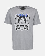 T-shirts T-shirt Barocco Versace Gris Homme