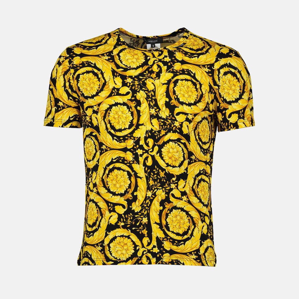 Underwear and homewear Barocco T-shirt Versace Yellow Man