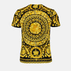Camisetas T-shirt Barocco Versace Amarillo Homme