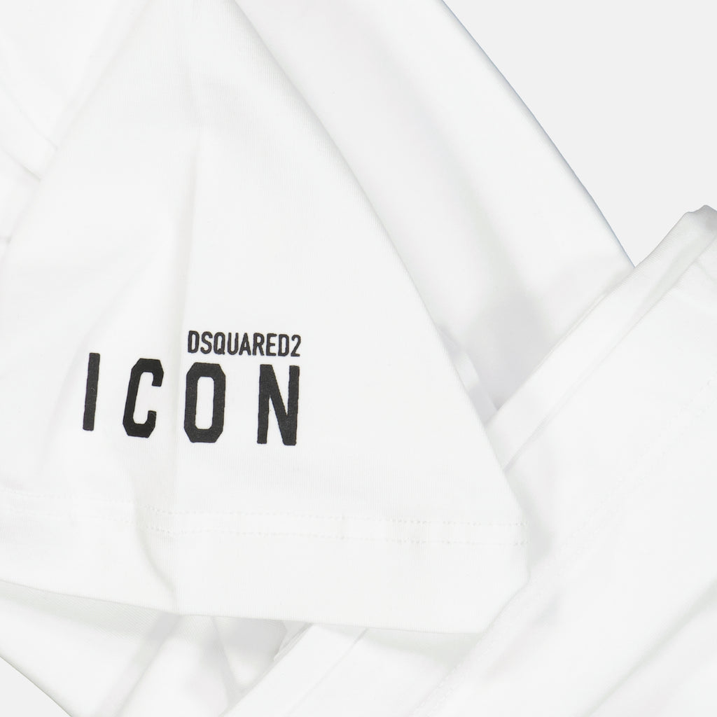 T-Shirts T-shirt Be Icon Dsquared2 Weiß Homme