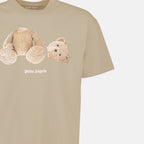 Camisetas T-shirt bear Palm Angels Bege Homme