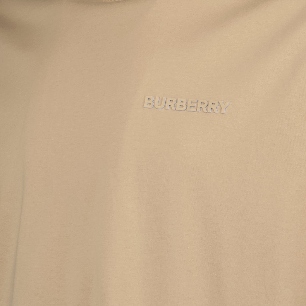 T-Shirts T-shirt à logo Burberry Beige Homme