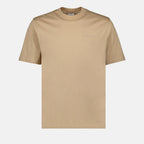 T-Shirts T-shirt à logo Burberry Beige Homme