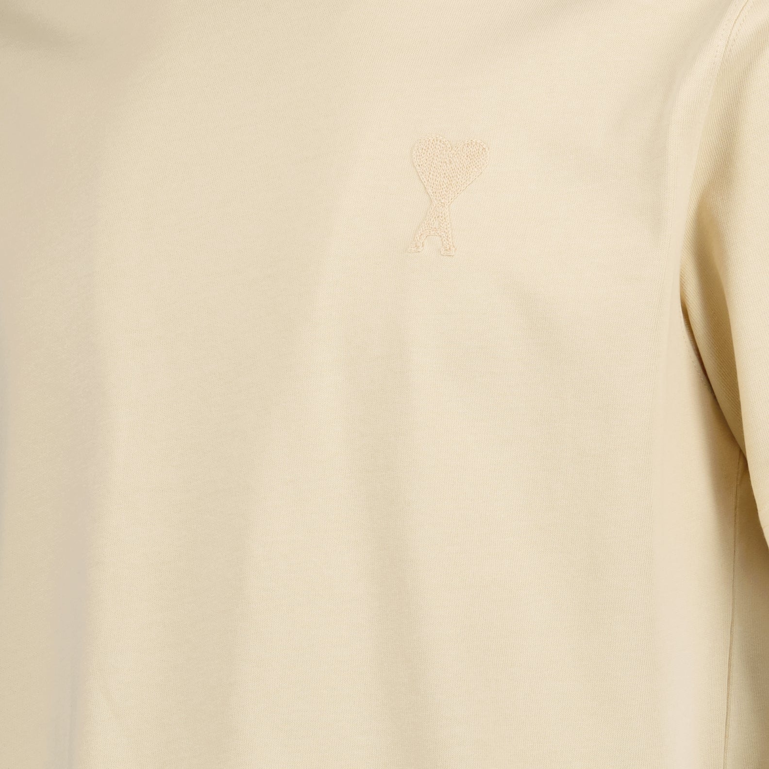 티셔츠 T-shirt Ami de Coeur Ami PARIS 베이지 남여공용