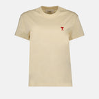 T-shirt T-shirt Ami de Coeur Ami PARIS Beige Unisex