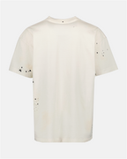 T-shirts T-shirt Glitte logo Palm Angels Blanc Homme
