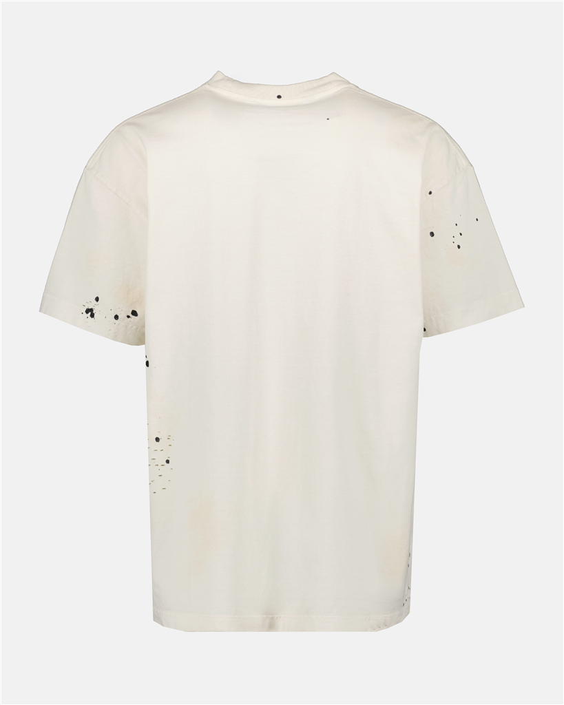 T-shirts T-shirt Glitte logo Palm Angels Blanc Homme