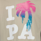 Tシャツ PAのTシャツが大好きです Palm Angels ベージュ 男