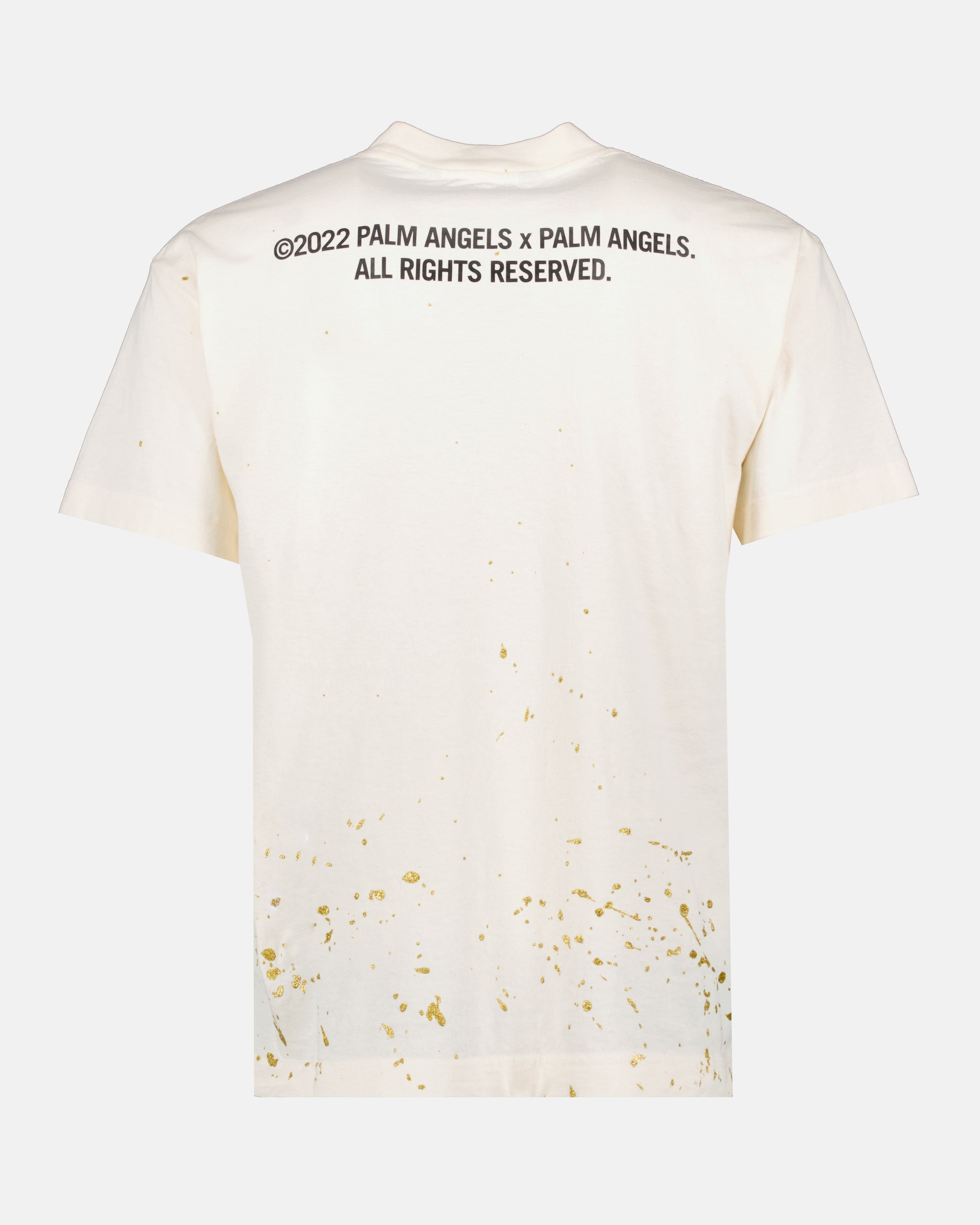 T-shirts Painted classic t-shirt Palm Angels White Man