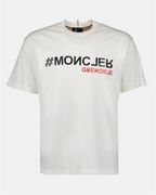 T-shirt T-shirt reverse logo Moncler Grenoble Beige Homme