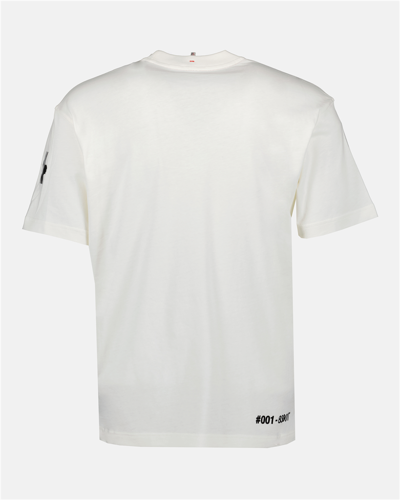 T-shirt T-shirt reverse logo Moncler Grenoble Beige Homme
