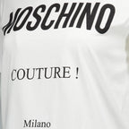Camisetas T-shirt à logo Moschino Branco Femme