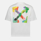 T-Shirts T-shirt Arrow Brush Off-White Weiß Homme