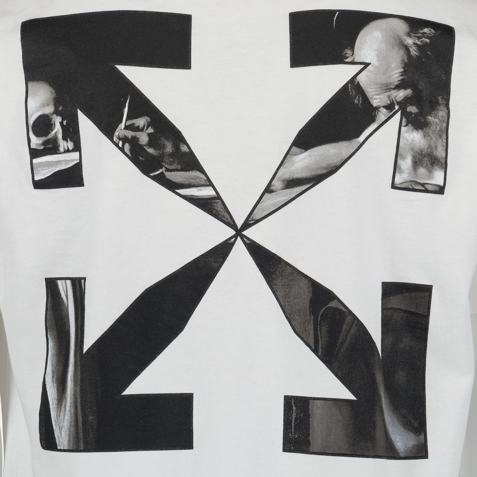 T-shirts T-shirt Arrow Caravaggio Off-White Blanc Homme