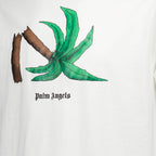 T-shirts T-shirt Broken Palm Palm Angels Blanc Homme