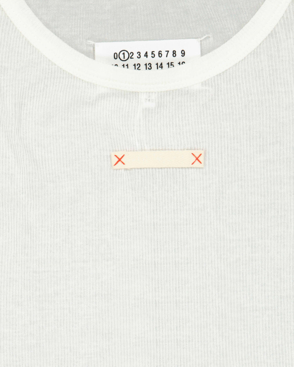 T-shirts T-shirt côtelé Maison Margiela Blanc Femme