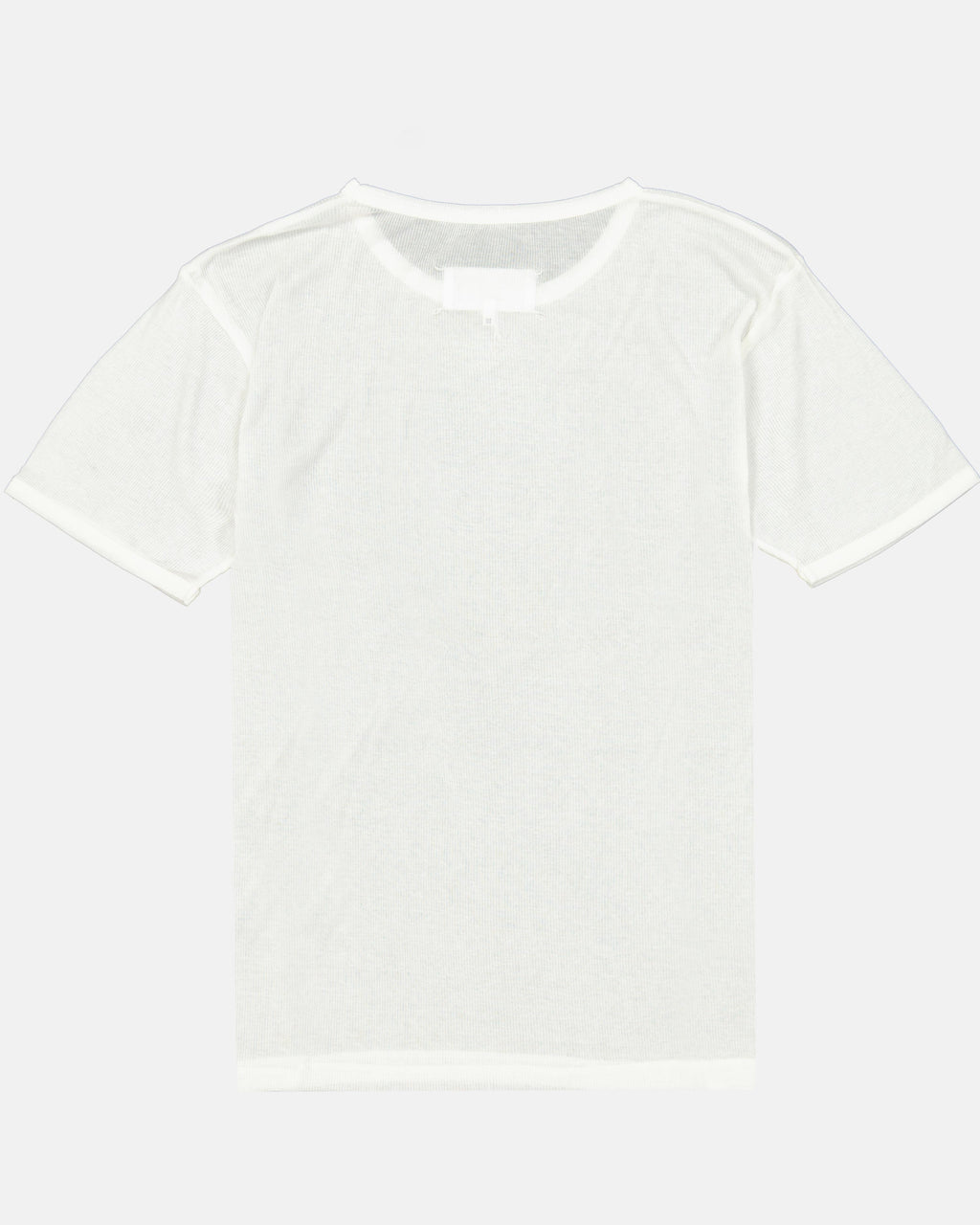 T-shirts T-shirt côtelé Maison Margiela Blanc Femme